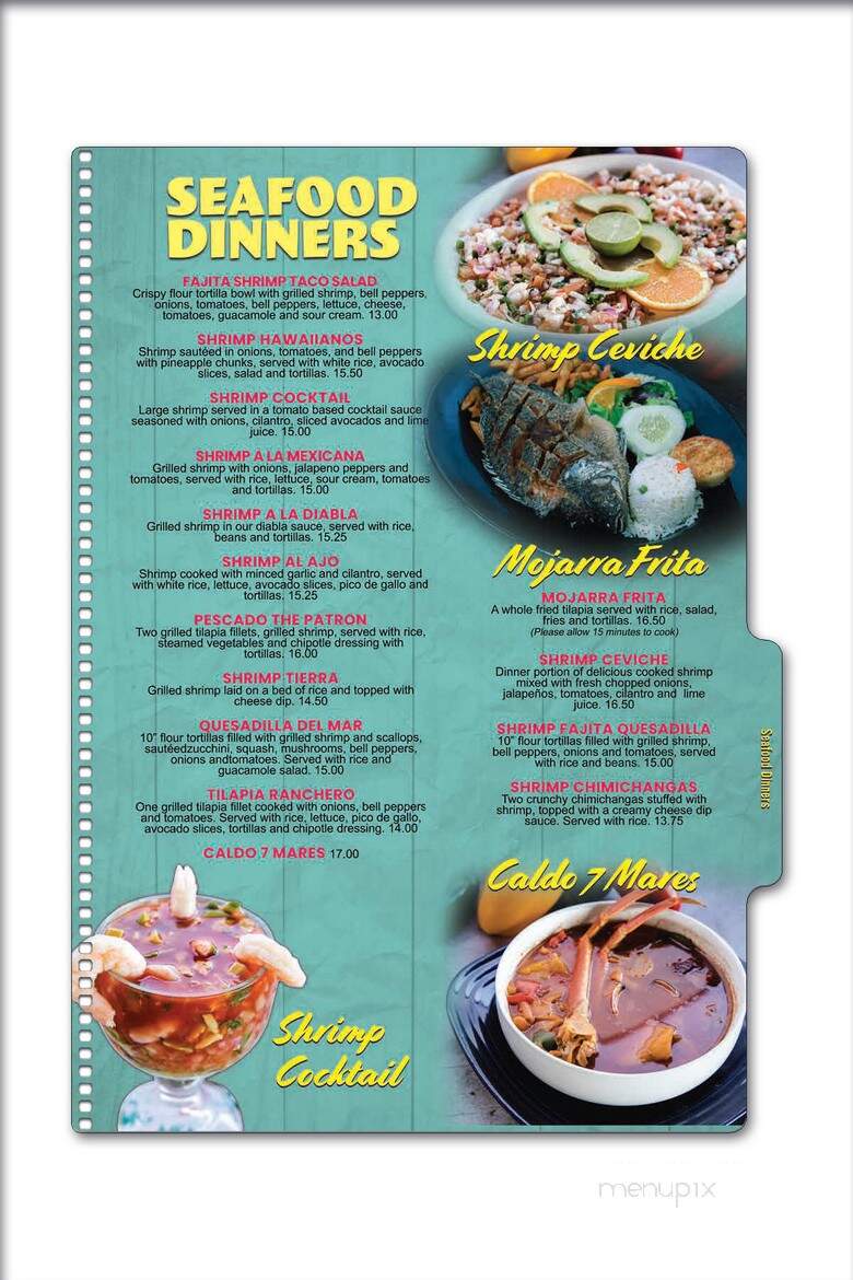 The Patron Mexican Restaurant - Madisonville, KY menu_pic