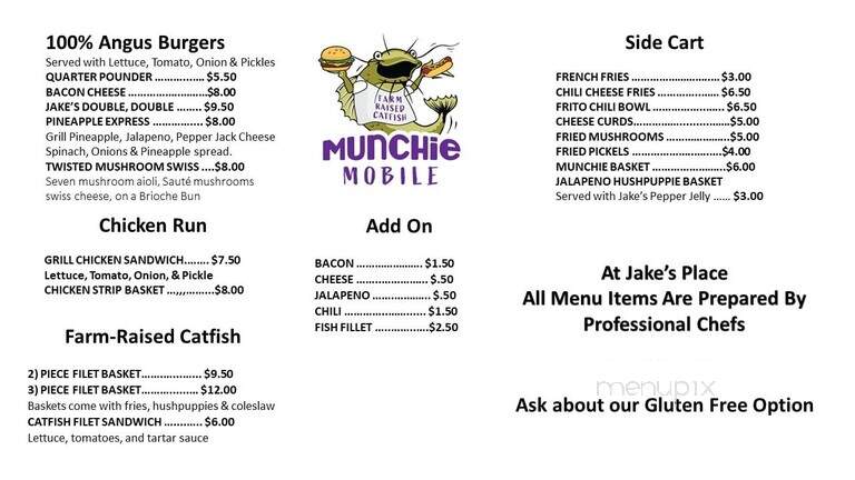 Jake's Place - Denison, TX menu_pic