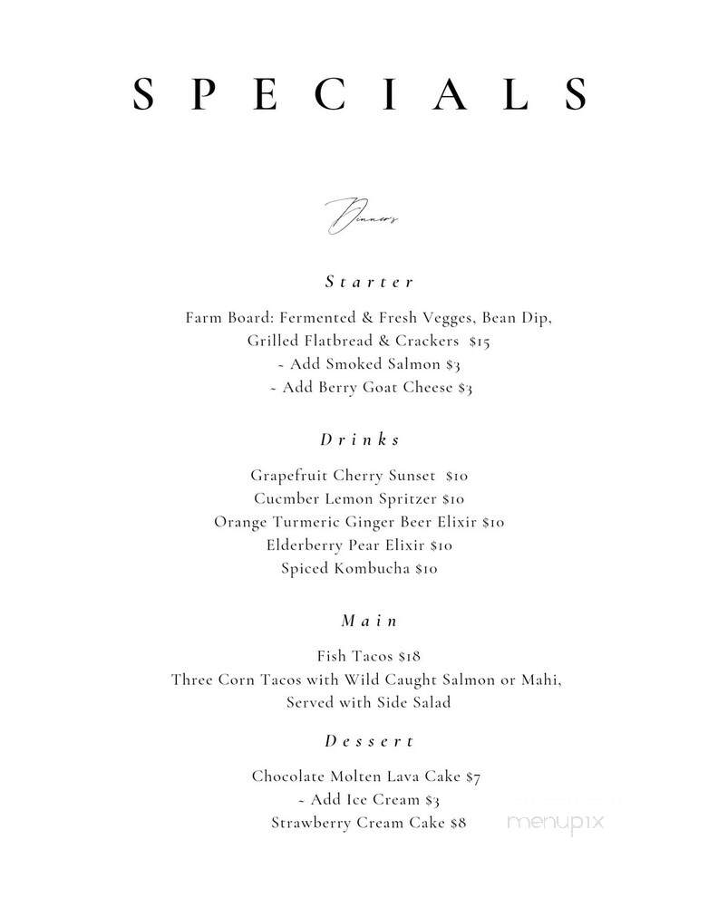 The Moringa Tree - White House, TN menu_pic