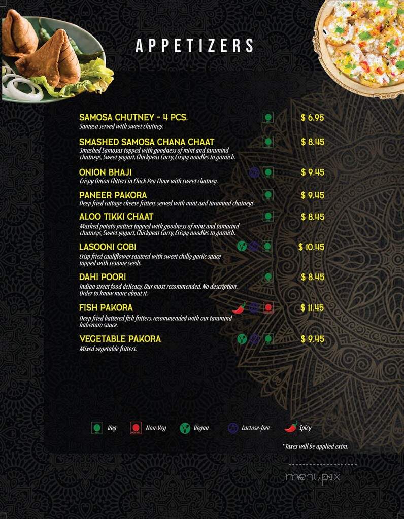 The Curry House - Bancroft, ON menu_pic
