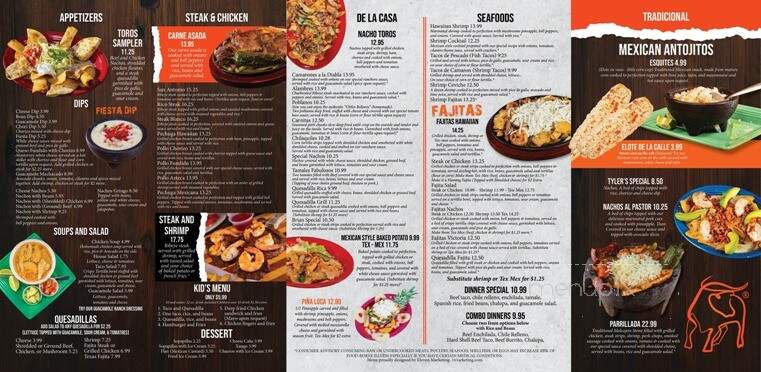 Toros Cantina and Grills - Rainsville, AL menu_pic