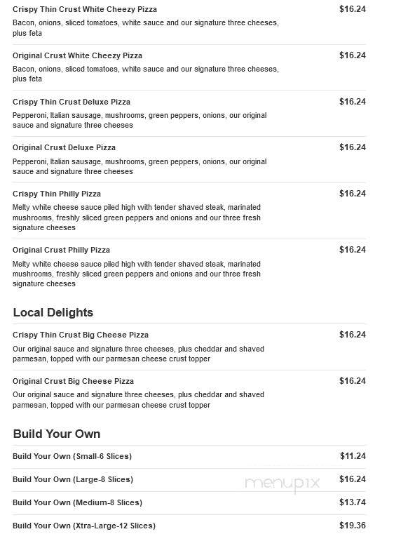 Marco's Pizza - Wilson, NC menu_pic