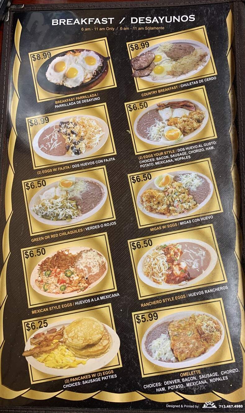 Tacos Mexico - Diboll, TX menu_pic