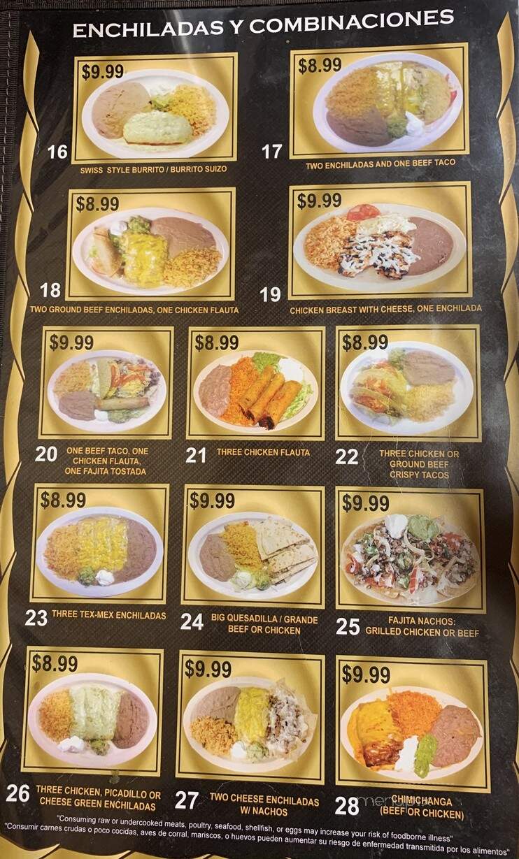 Tacos Mexico - Diboll, TX menu_pic