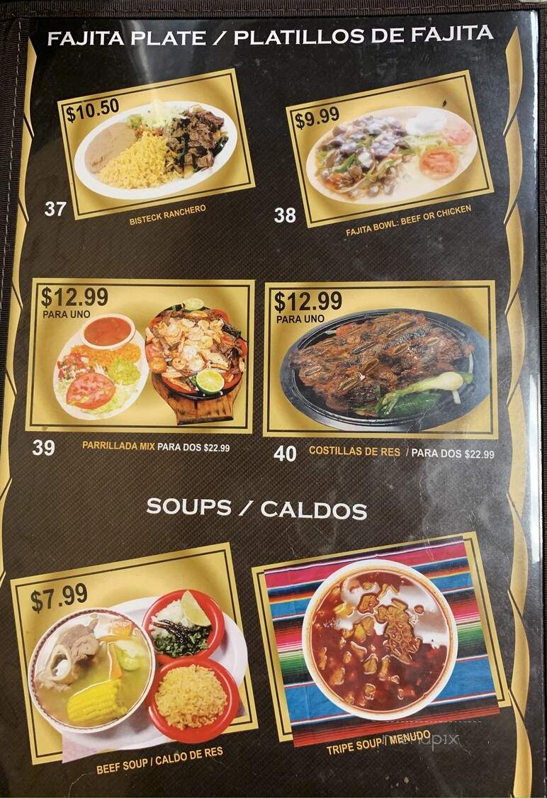 Tacos Mexico - Diboll, TX menu_pic