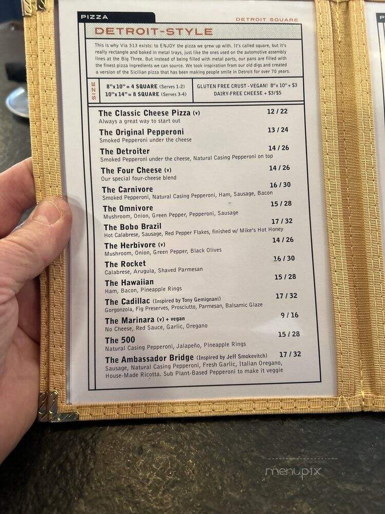Via 313 Pizza - Round Rock, TX menu_pic