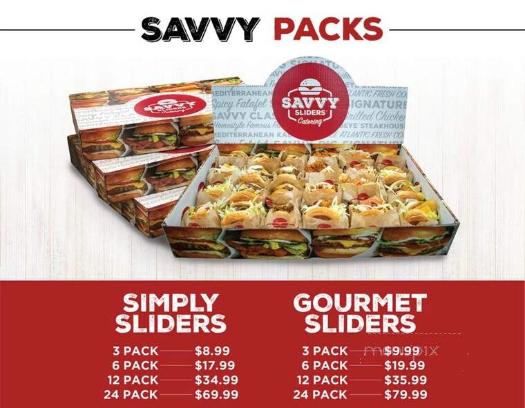 Savvy Sliders - Port Huron, MI menu_pic