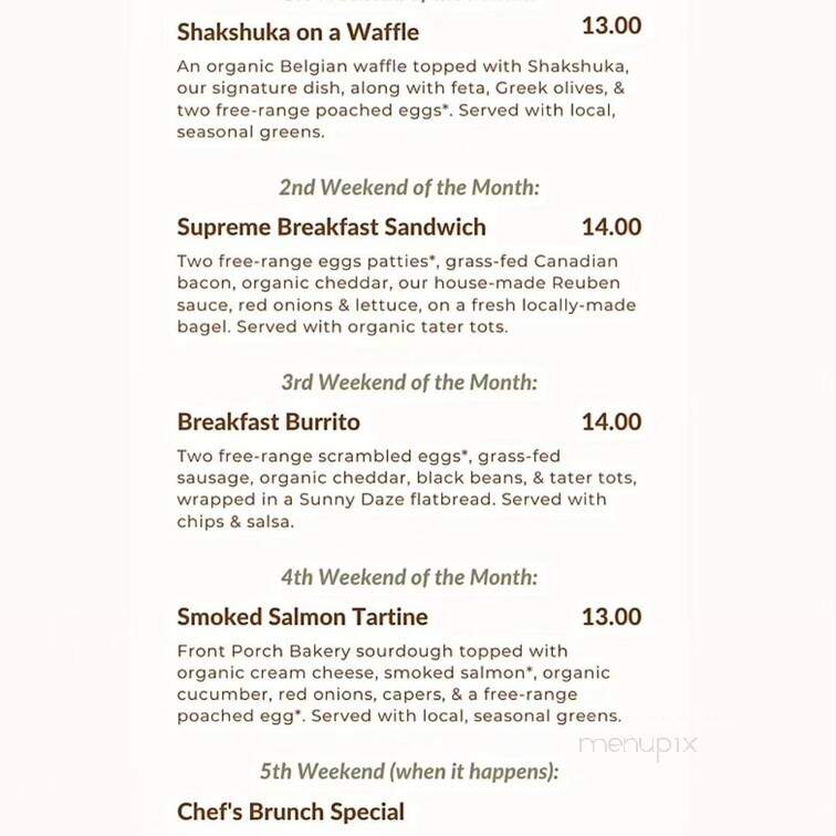 Amanita - Lancaster, PA menu_pic