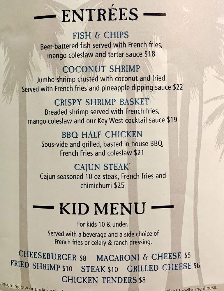 5 O'clock Somewhere Bar & Grill - Medford, OR menu_pic