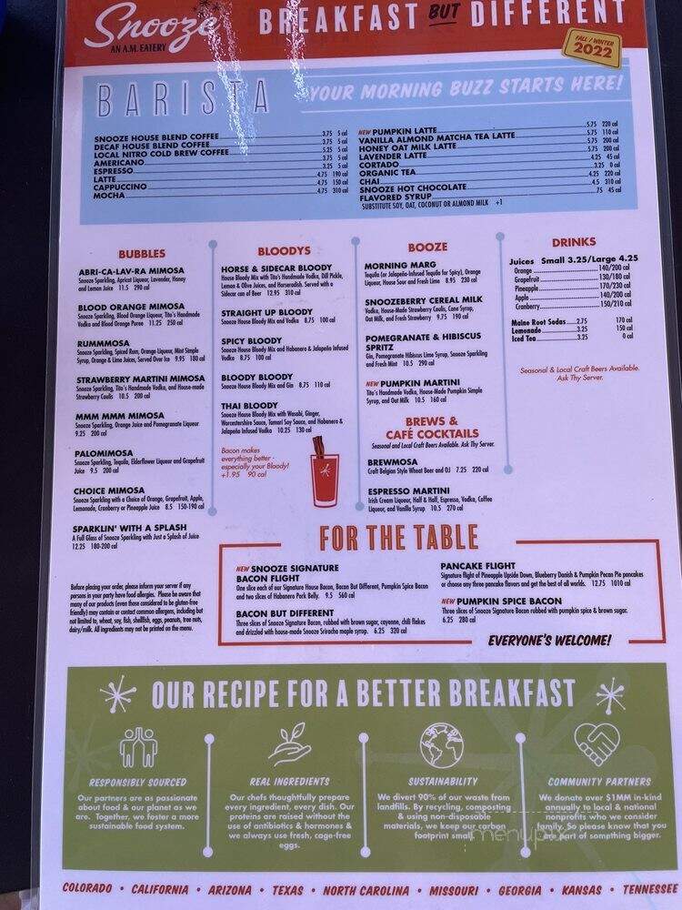 Snooze, an A.M. Eatery - Tucson, AZ menu_pic
