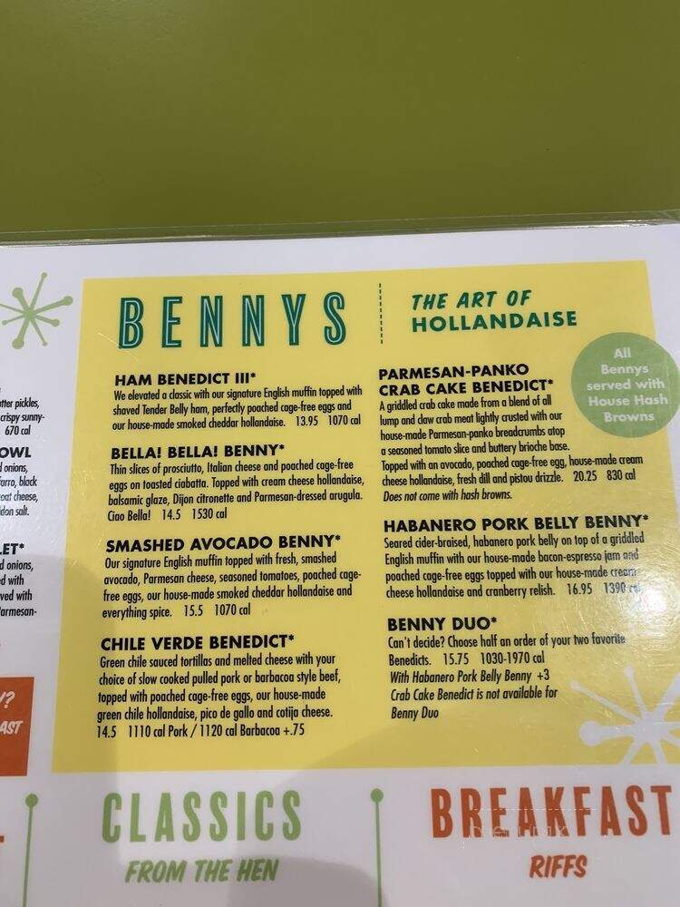 Snooze, an A.M. Eatery - Tucson, AZ menu_pic