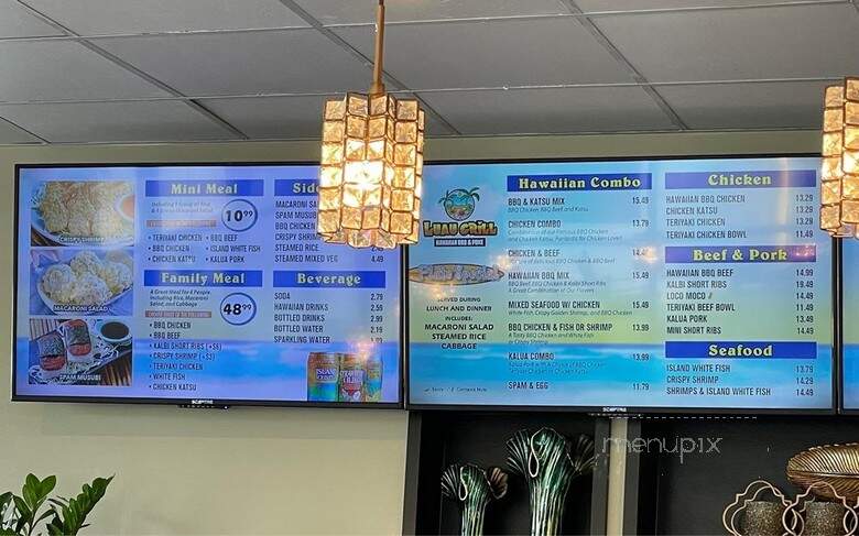 Luau Grill Hawaiian BBQ & Poke - Thousand Oaks, CA menu_pic