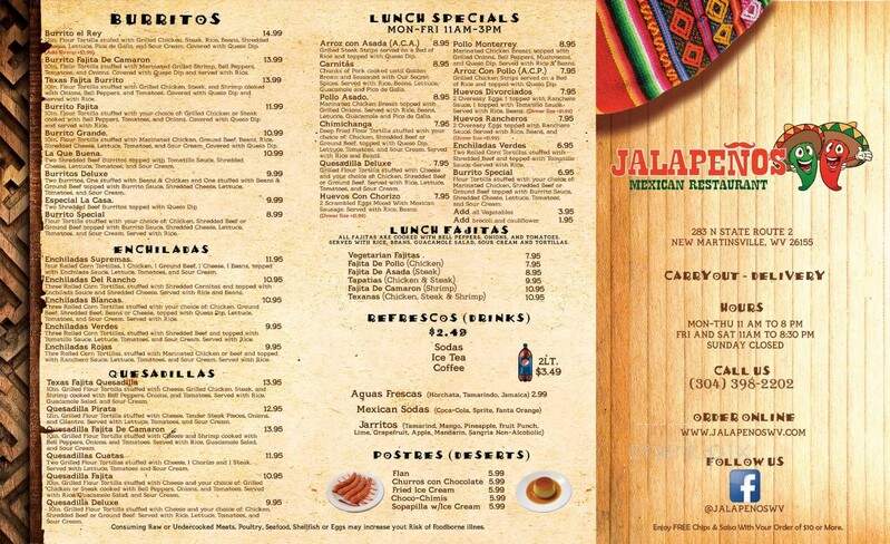 Jalapenos Mexican Restaurant - New Martinsville, WV