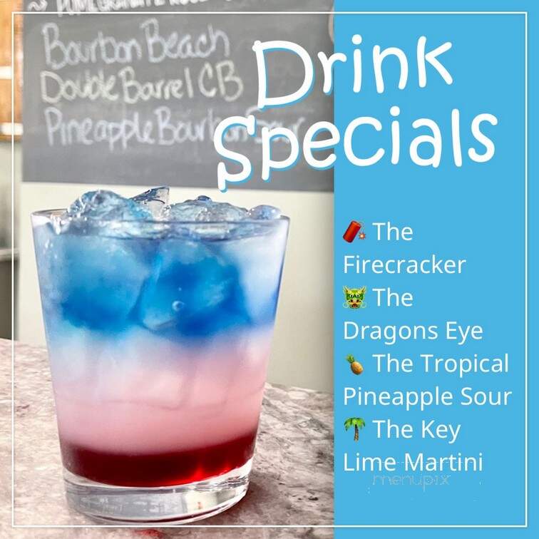Barrel 9 - Lusby, MD menu_pic