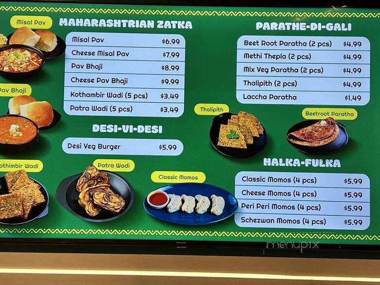 Turmerica - Schaumburg, IL menu_pic