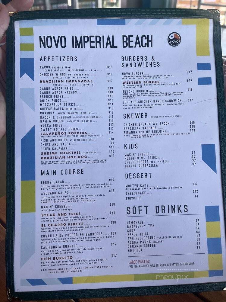 Novo Brazil Brewing - Imperial Beach, CA menu_pic