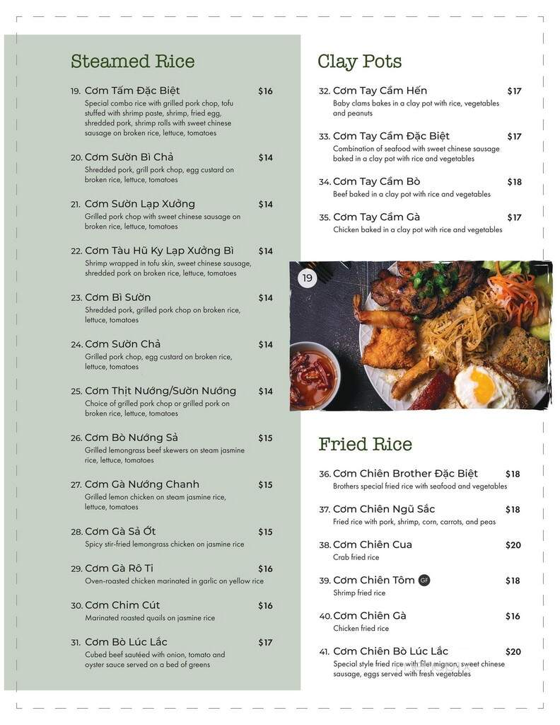 Brothers Bistro - Springfield, VA menu_pic