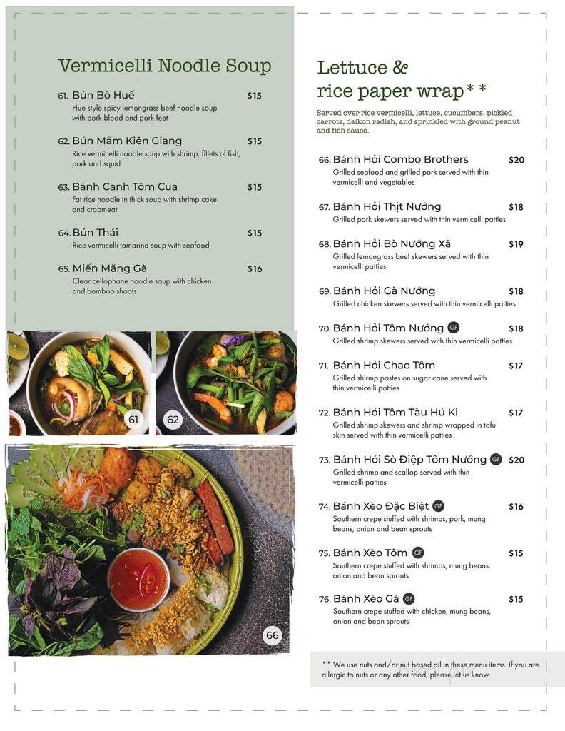 Brothers Bistro - Springfield, VA menu_pic