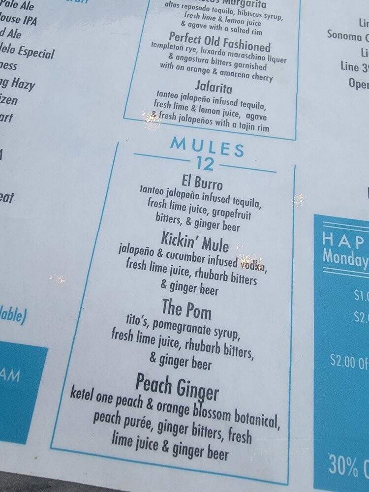 Stubborn Mule Glendora - Glendora, CA menu_pic
