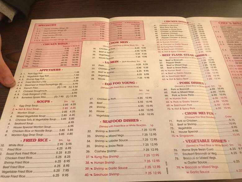 Hibachi House - Burlington, NC menu_pic
