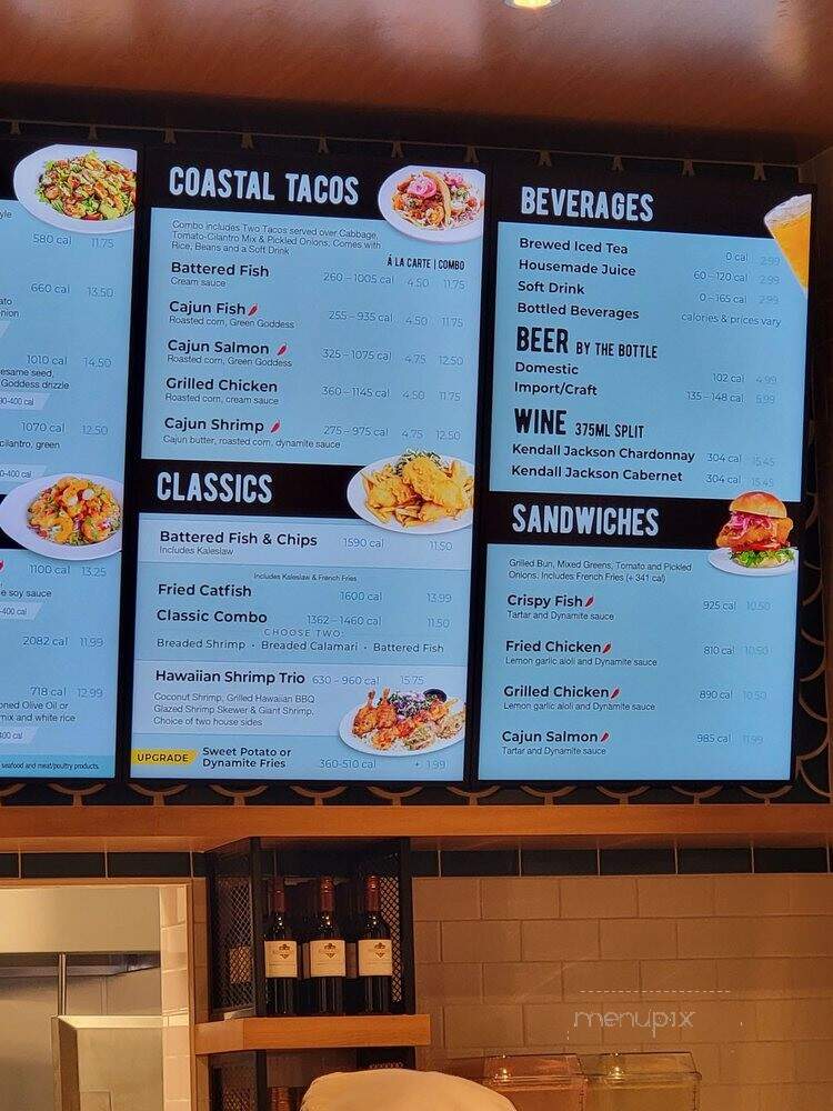 California Fish Grill - Escondido, CA menu_pic