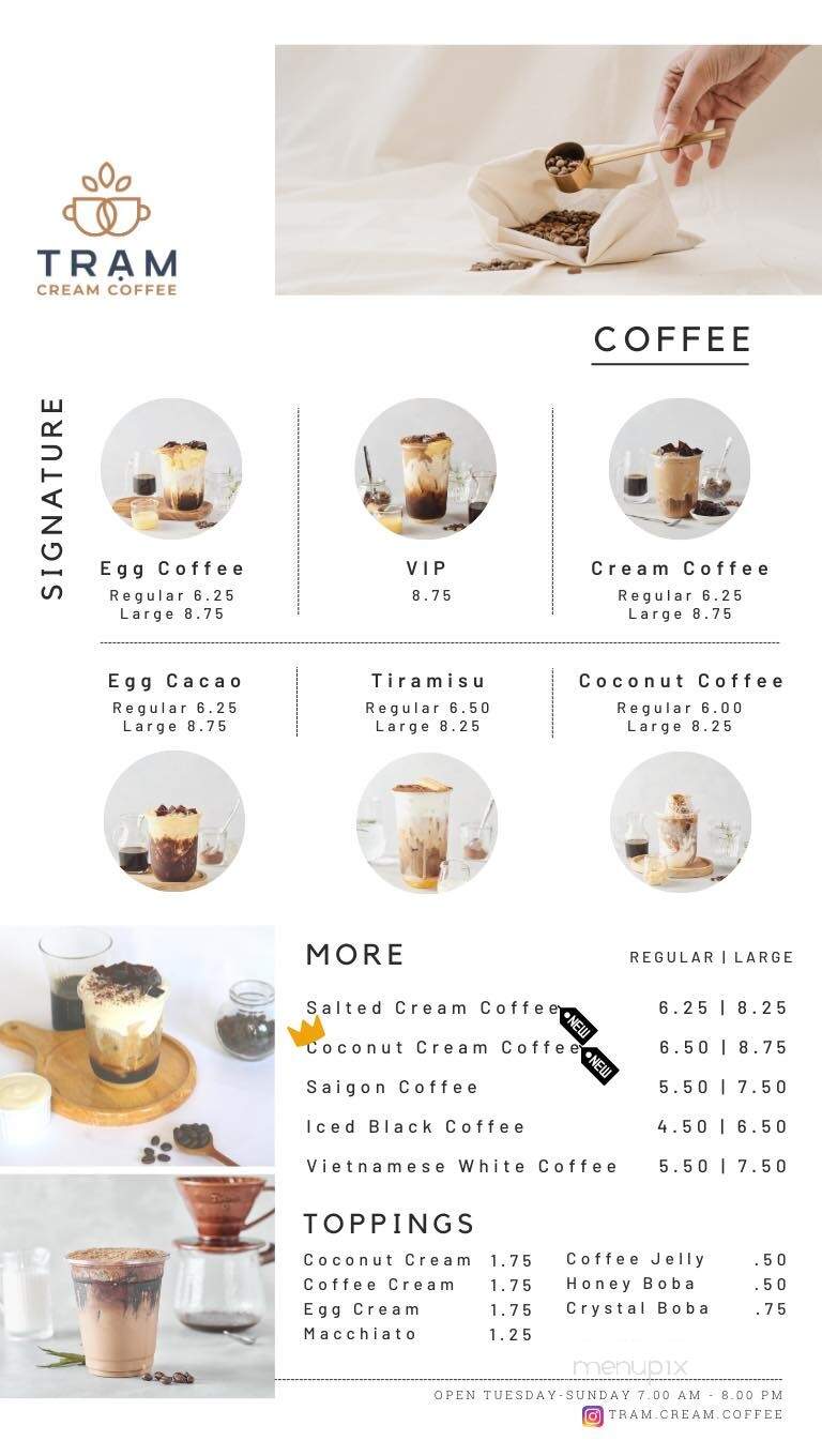 Tram Cream Coffee - San Jose, CA
