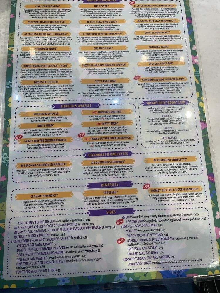 Flying Biscuit Tiger Town - Opelika, AL menu_pic