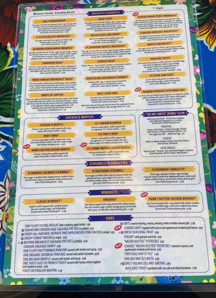 Flying Biscuit Tiger Town - Opelika, AL menu_pic