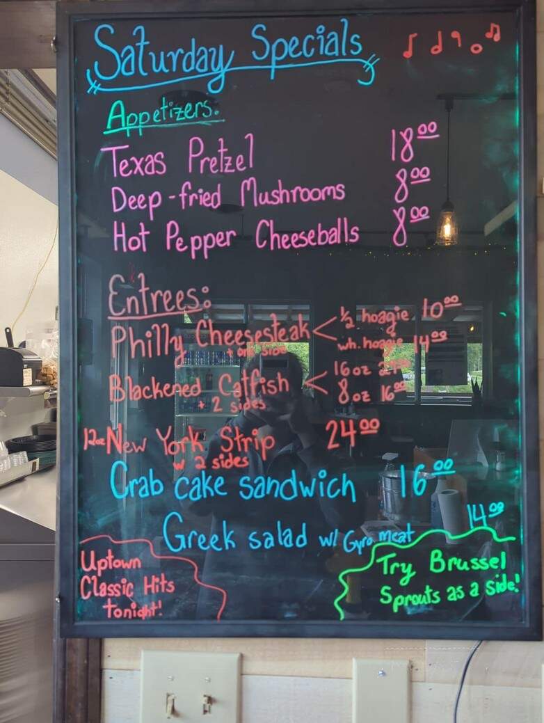 Dock 9 - East Brady, PA menu_pic