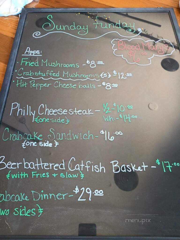 Dock 9 - East Brady, PA menu_pic
