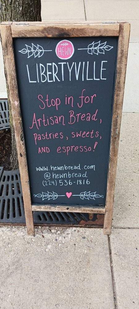 Hewn Bakery - Libertyville, IL menu_pic