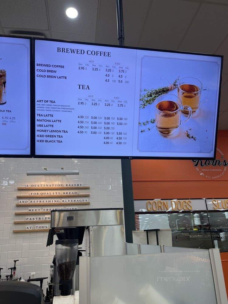 Tous Les Jours - Indianapolis, IN menu_pic