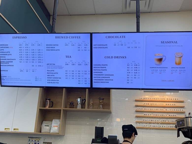 Tous Les Jours - Indianapolis, IN menu_pic