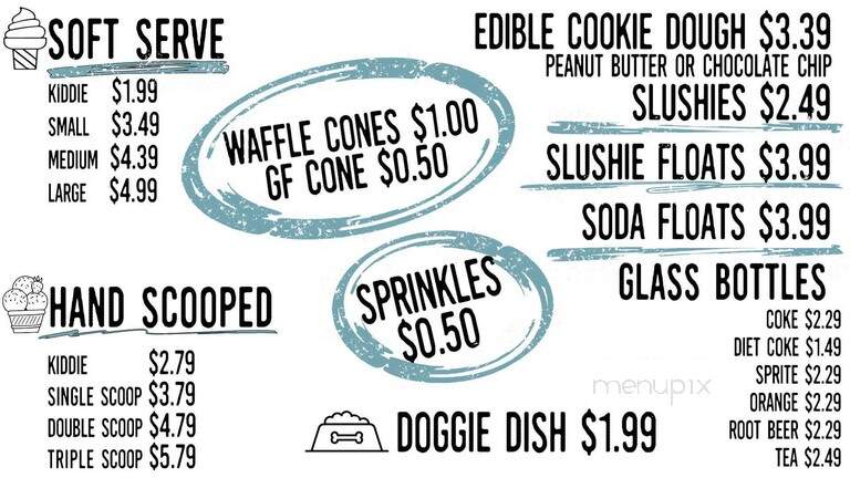 421 Creamery - Mountain, TN menu_pic