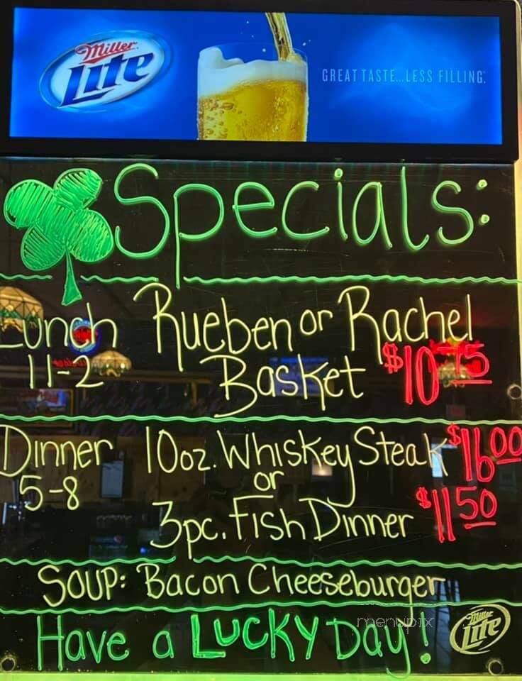 Main Gate Bar & Grill - Little Falls, MN menu_pic