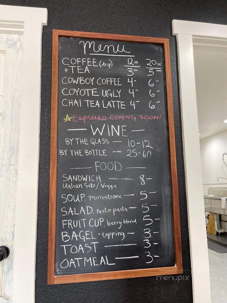 Testa Coffee & Wine Shop - Redwood Valley, CA menu_pic