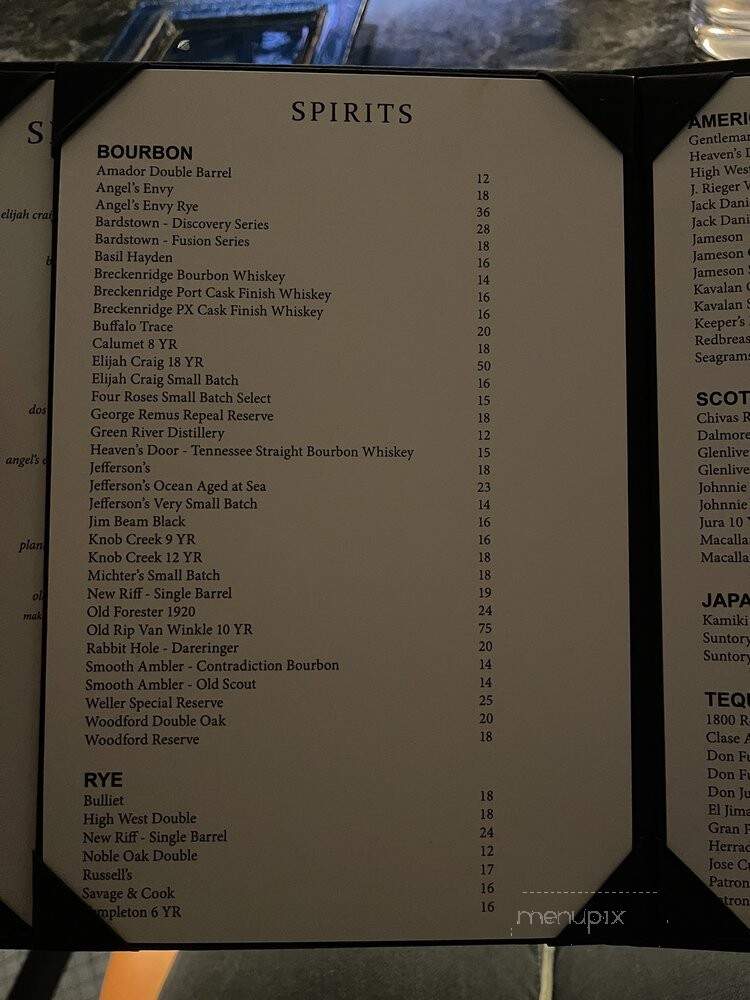 Gordon Ramsay Steak - Elizabeth, IN menu_pic