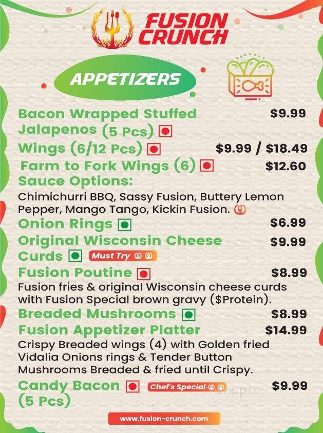 Fusion Crunch - Bloomington, IL menu_pic