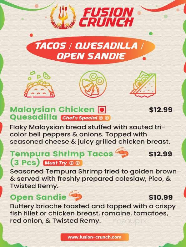 Fusion Crunch - Bloomington, IL menu_pic