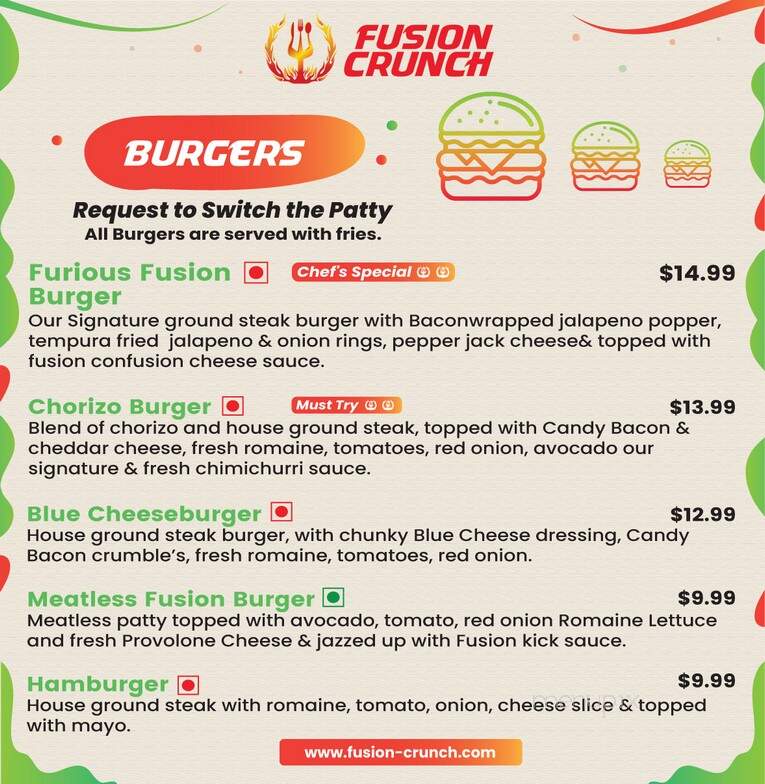 Fusion Crunch - Bloomington, IL menu_pic
