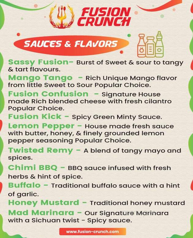 Fusion Crunch - Bloomington, IL menu_pic