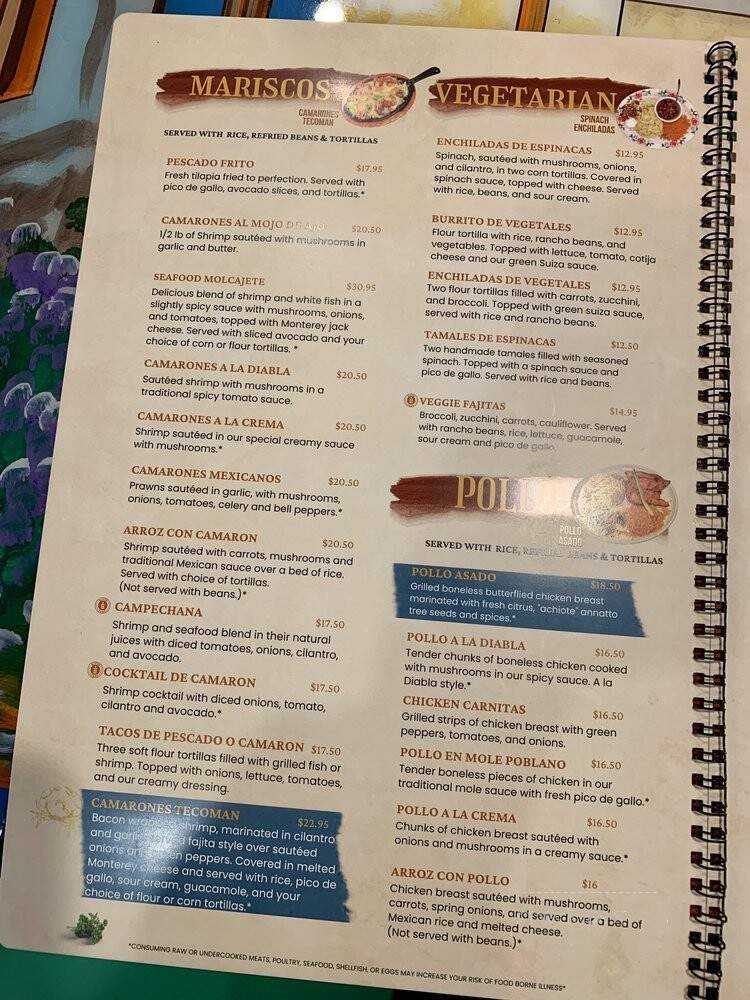 Casa Colima Mexican Restaurant - Happy Valley, OR menu_pic