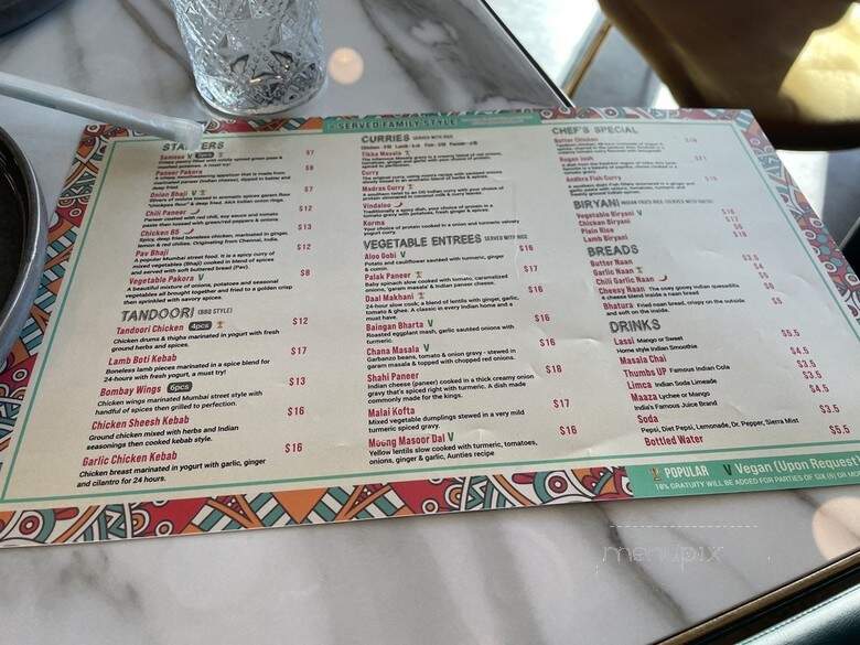 Naan & Curry - Henderson, NV menu_pic