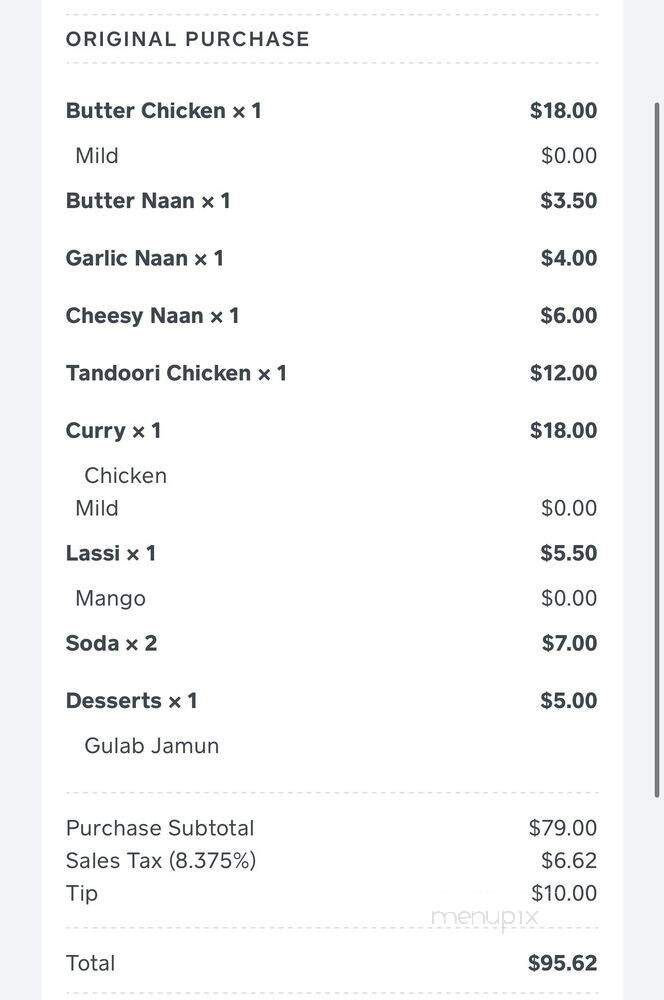 Naan & Curry - Henderson, NV menu_pic