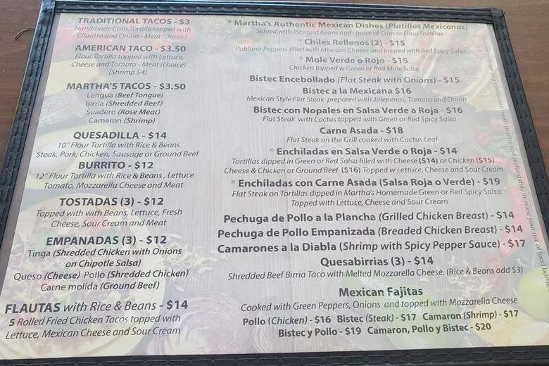 Martha's Mexican Restaurant - St. Petersburg, FL