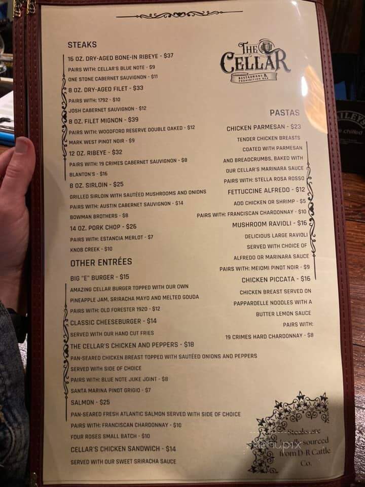 The Cellar Restaurant and Prohibition Bar - Covington, TN