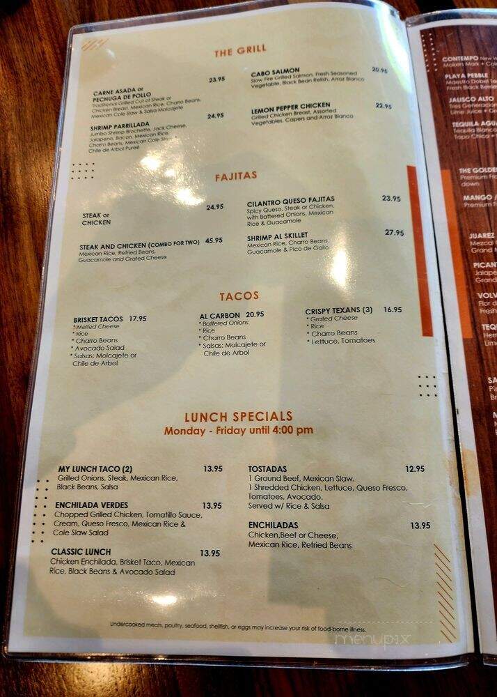 Lalo's Cocina Mexicana - Frisco, TX menu_pic