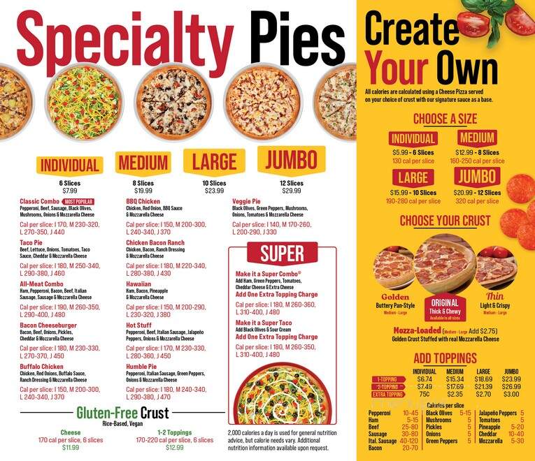 Godfather's Pizza - Starkville, MS menu_pic