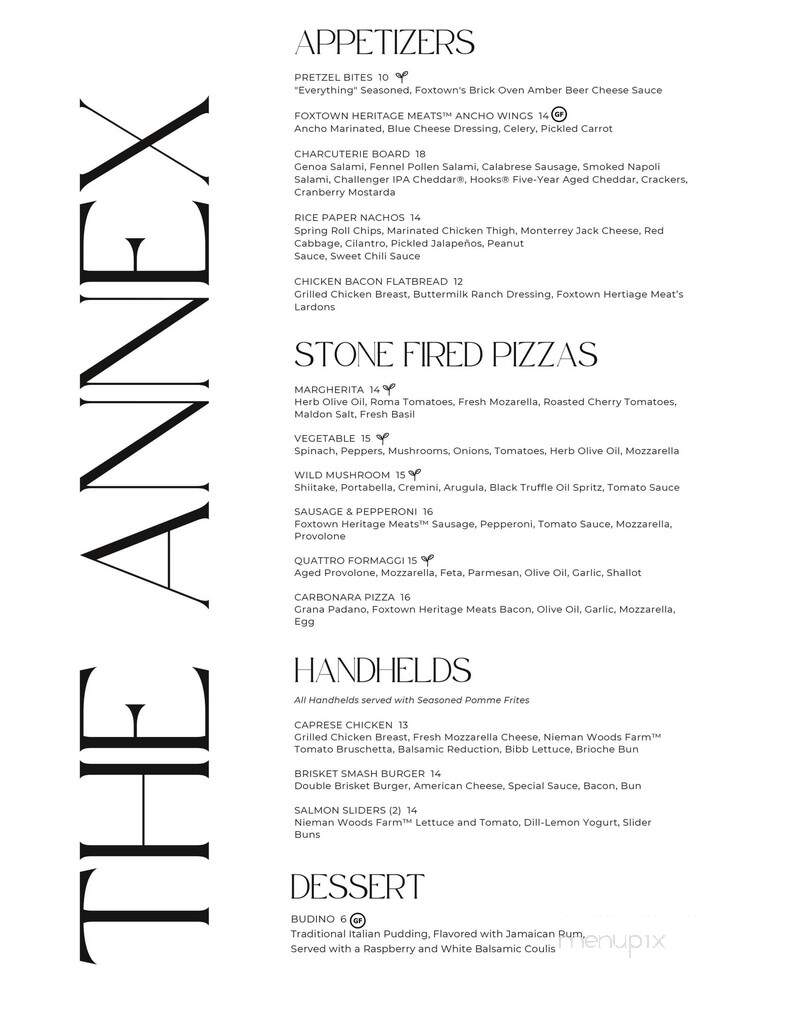 Bistro de Renard - Mequon, WI menu_pic