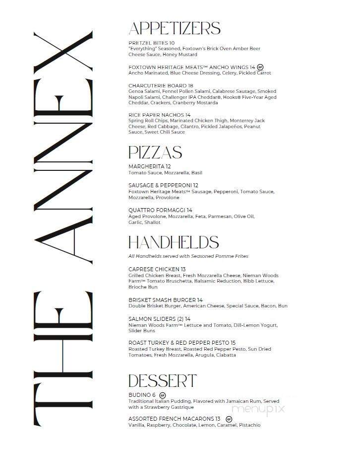 Bistro de Renard - Mequon, WI menu_pic